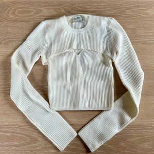 NWT Abercrombie and Fitch Sweater Tank and Shrug Set